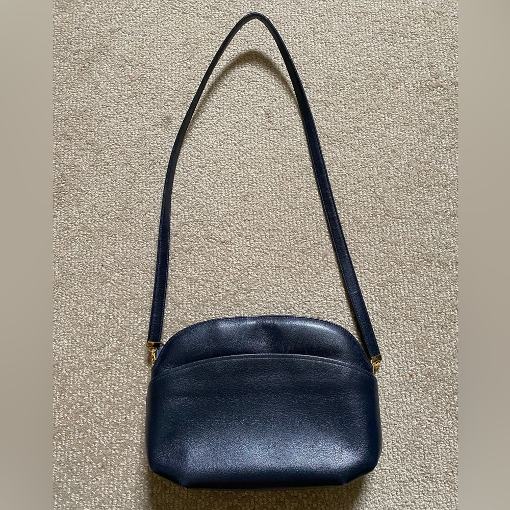 Koret navy blue leather purse